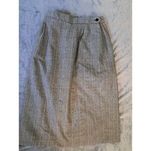 VINTAGE Tailor Flex Skirt Womens Size 8  Plaid  Pockets Teacher core.
